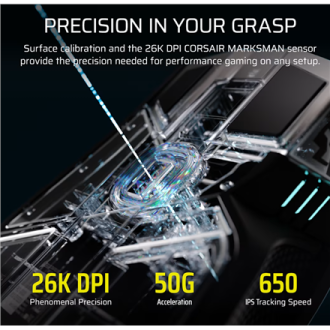 Corsair IRONCLAW SE | Gaming Mouse | Wireless/Wired | 2.4GHz, Bluetooth, USB-C | Black Corsair IRONCLAW SE | Gaming Mouse | Wireless/Wired | 2.4GHz, Bluetooth, USB-C | Black