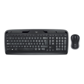 Logitech MK330 | Keyboard and Mouse Set | Wireless | Mouse included | US International | Black Logitech MK330 | Keyboard and Mouse Set | Wireless | Mouse included | US International | Black