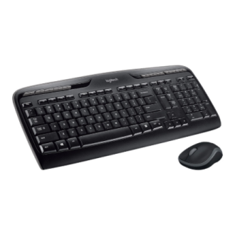 Logitech MK330 | Keyboard and Mouse Set | Wireless | Mouse included | US International | Black Logitech MK330 | Keyboard and Mouse Set | Wireless | Mouse included | US International | Black