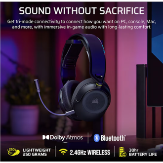 Corsair Gaming Headset | HS35 v3 | Bluetooth | Over-Ear | Microphone | Carbon | Wireless Corsair Gaming Headset | HS35 v3 | Bluetooth | Over-Ear | Microphone | Carbon | Wireless