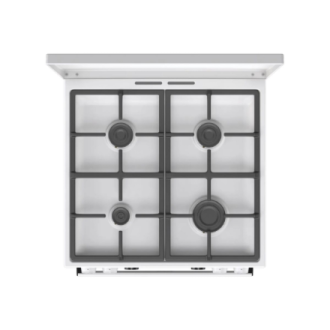 Gorenje GK6C5WF | Cooker | Hob type Gas | Oven type Electric | White | Width 60 cm | Depth 60 cm | Grilling | Energy efficiency Gorenje GK6C5WF | Cooker | Hob type Gas | Oven type Electric | White | Width 60 cm | Depth 60 cm | Grilling | Energy efficiency