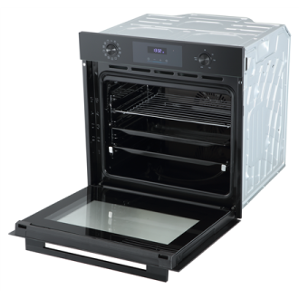 Midea MBO7NM30D0-BK Oven, Built-in, Electric, Width 60 cm, Touch Display, Black