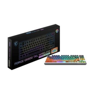 MSI FORGE GK600 TKL WIRELESS MARS | Gaming Keyboard | Wireless | US | Bluetooth | Wireless connection | Mechanical Linear MSI FORGE GK600 TKL WIRELESS MARS | Gaming Keyboard | Wireless | US | Bluetooth | Wireless connection | Mechanical Linear