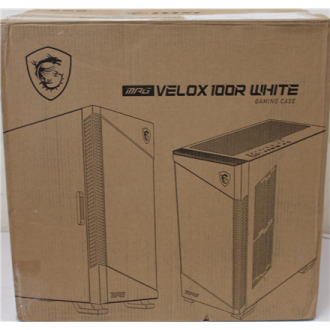 SALE OUT. MSI MPG VELOX 100R White PC Case, Mid-Tower, USB 3.2, Audio-out, Mic-in | MSI PC Case | MPG VELOX 100R WHITE | Mid-Tow SALE OUT. MSI MPG VELOX 100R White PC Case, Mid-Tower, USB 3.2, Audio-out, Mic-in | MSI PC Case | MPG VELOX 100R WHITE | Mid-Tow