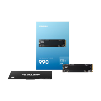 Samsung SSD | 990 | 1000 GB | SSD form factor M.2 2280 | Solid-state drive interface PCIe 4.0 x4, NVMe 2.0 | Read speed 7150 MB/ Samsung SSD | 990 | 1000 GB | SSD form factor M.2 2280 | Solid-state drive interface PCIe 4.0 x4, NVMe 2.0 | Read speed 7150 MB/