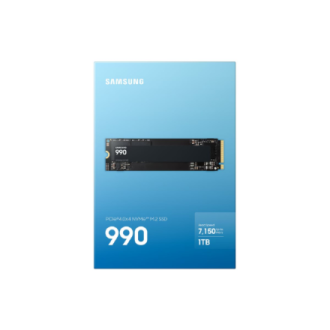 Samsung SSD | 990 | 1000 GB | SSD form factor M.2 2280 | Solid-state drive interface PCIe 4.0 x4, NVMe 2.0 | Read speed 7150 MB/ Samsung SSD | 990 | 1000 GB | SSD form factor M.2 2280 | Solid-state drive interface PCIe 4.0 x4, NVMe 2.0 | Read speed 7150 MB/