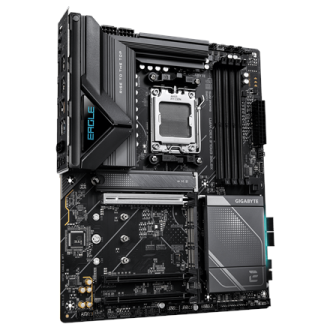 Gigabyte X870E EAGLE X3D WIFI7 | Processor family AMD | Processor socket AM5 | DDR5 | Supported hard disk drive interfaces M.2, Gigabyte X870E EAGLE X3D WIFI7 | Processor family AMD | Processor socket AM5 | DDR5 | Supported hard disk drive interfaces M.2,