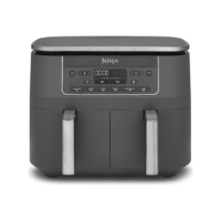 NINJA Double hot air fryer | DZ300EU | Power 2400 W | Capacity 7.6 L | Grey