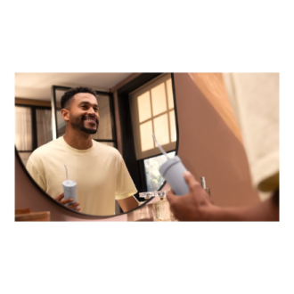 Philips Oral Irrigator | HX3333/24 Compact Flosser 1000 | 200 ml | Number of heads 1 | Blue Philips Oral Irrigator | HX3333/24 Compact Flosser 1000 | 200 ml | Number of heads 1 | Blue