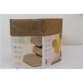 SALE OUT. Nanoleaf Elements Wood Look Hexagons Starter Kit (13 panels) | Cool White + Warm White | DAMAGED PACKAGING SALE OUT. Nanoleaf Elements Wood Look Hexagons Starter Kit (13 panels) | Cool White + Warm White | DAMAGED PACKAGING