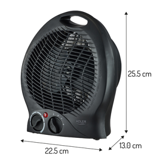 Adler AD 7761 Fan Heater, 2000 W, Black | Adler Adler AD 7761 Fan Heater, 2000 W, Black | Adler
