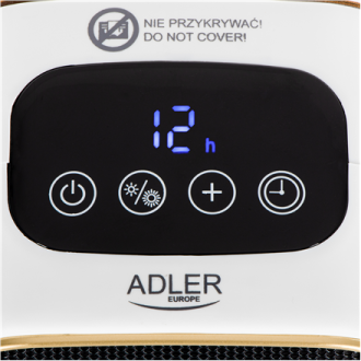 Adler AD 7762 Ceramic Fan Heater with LED Display, Cool Air Fan Adler AD 7762 Ceramic Fan Heater with LED Display, Cool Air Fan