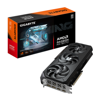 Gigabyte Radeon RX 9070 GAMING OC 16G | AMD | 16 GB | Radeon RX 9070 | HDMI ports quantity 2 | PCI-E 5.0 Gigabyte Radeon RX 9070 GAMING OC 16G | AMD | 16 GB | Radeon RX 9070 | HDMI ports quantity 2 | PCI-E 5.0