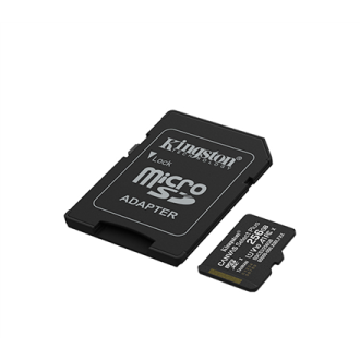 Kingston Canvas Select Plus | 256 GB | microSD | Flash memory class Class 10, UHS-I, U1/U3, video class 10/30, A1 Kingston Canvas Select Plus | 256 GB | microSD | Flash memory class Class 10, UHS-I, U1/U3, video class 10/30, A1