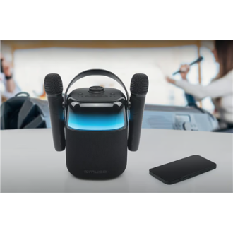 Muse | Karaoke Speaker | M-530 KA | 30 W | Waterproof | Bluetooth | Wireless connection | Portable | Black Muse | Karaoke Speaker | M-530 KA | 30 W | Waterproof | Bluetooth | Wireless connection | Portable | Black