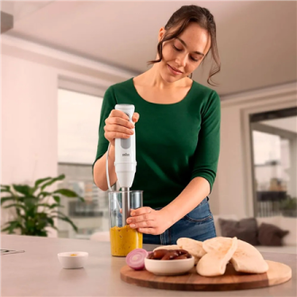 Braun | Hand Blender | MQ50001MWH | Hand Blender | 1000 W | Number of speeds 21 | White Braun | Hand Blender | MQ50001MWH | Hand Blender | 1000 W | Number of speeds 21 | White