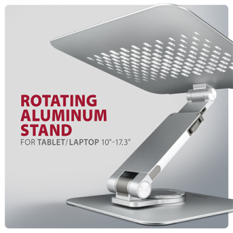 AXAGON Desk Mount | STND-LR stand with 360 rotation for laptops and tablets | Adjustable Height, Angle | 10-17.3 AXAGON Desk Mount | STND-LR stand with 360 rotation for laptops and tablets | Adjustable Height, Angle | 10-17.3