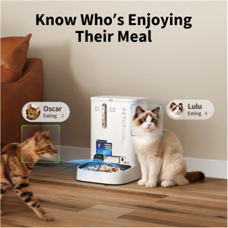 PETKIT YumShare Dual-hopper 2 Automatic Feeder with Camera | Capacity 5 L | Material ABS, 304 stainless steel | White PETKIT YumShare Dual-hopper 2 Automatic Feeder with Camera | Capacity 5 L | Material ABS, 304 stainless steel | White