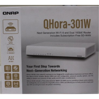 SALE OUT. QNAP QHora-301W WiFi 6 up to 3.5Gbps Speed AX optimized Quad-Core Processor 4x4 MU-MIMO & OFDMA 2* 10GbE (Multi-Gig) W SALE OUT. QNAP QHora-301W WiFi 6 up to 3.5Gbps Speed AX optimized Quad-Core Processor 4x4 MU-MIMO & OFDMA 2* 10GbE (Multi-Gig) W