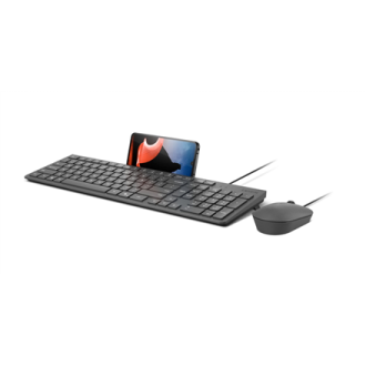 Lenovo 310 USB-A Wired Combo US English | Keyboard and Mouse Set | Wired | Mouse included | US English | Luna Grey Lenovo 310 USB-A Wired Combo US English | Keyboard and Mouse Set | Wired | Mouse included | US English | Luna Grey