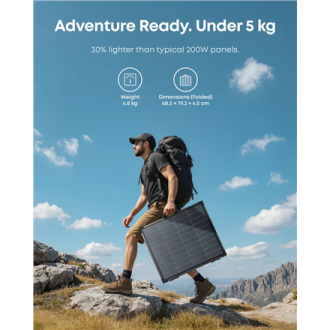 200 | Anker Solix | SOLIX PS200 | Bifacial Portable Solar Panel 200 | Anker Solix | SOLIX PS200 | Bifacial Portable Solar Panel