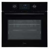 Midea MBO65M80D2-BK Oven, Built-in, Electric, Width 59.5 cm, Touch Display, Black | Midea