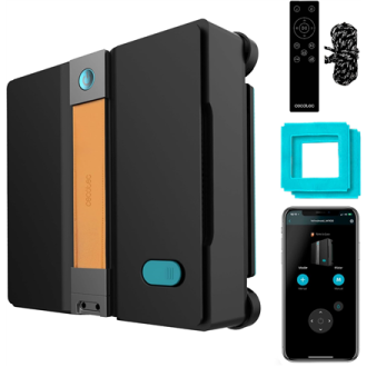 Cecotec Windows Cleaning Robot | Conga Windroid W50 Double Spray | Corded | Black Cecotec Windows Cleaning Robot | Conga Windroid W50 Double Spray | Corded | Black