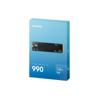 Samsung SSD | 990 | 1000 GB | SSD form factor M.2 2280 | Solid-state drive interface PCIe 4.0 x4, NVMe 2.0 | Read speed 7150 MB/ Samsung SSD | 990 | 1000 GB | SSD form factor M.2 2280 | Solid-state drive interface PCIe 4.0 x4, NVMe 2.0 | Read speed 7150 MB/