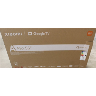 SALE OUT. Xiaomi QLED TV A Pro 2026 55'' | SALE OUT. | Xiaomi QLED TV A Pro 2026 | 55 | Smart TV | Google TV | 4K UHD | DAMAGED SALE OUT. Xiaomi QLED TV A Pro 2026 55'' | SALE OUT. | Xiaomi QLED TV A Pro 2026 | 55 | Smart TV | Google TV | 4K UHD | DAMAGED