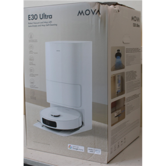 SALE OUT. MOVA E30 Ultra Robot Vacuum cleaner, 7000Pa, 5200mAh, White + Auto Empty station | MOVA Robot Vacuum | E30 Ultra | Wet SALE OUT. MOVA E30 Ultra Robot Vacuum cleaner, 7000Pa, 5200mAh, White + Auto Empty station | MOVA Robot Vacuum | E30 Ultra | Wet