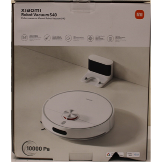 SALE OUT. Xiaomi Robot Vacuum S40 EU | Xiaomi Robot Vacuum S40 EU | Wet&Dry | 5200 mAh | Dust capacity 0.52 L | 10000 Pa | White SALE OUT. Xiaomi Robot Vacuum S40 EU | Xiaomi Robot Vacuum S40 EU | Wet&Dry | 5200 mAh | Dust capacity 0.52 L | 10000 Pa | White