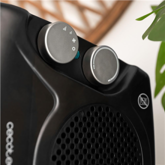 Cecotec ReadyWarm 2000 Max Dual Black | Fan heater | 2000 W | Number of power levels 3 | Suitable for rooms up to 20 m | Black Cecotec ReadyWarm 2000 Max Dual Black | Fan heater | 2000 W | Number of power levels 3 | Suitable for rooms up to 20 m | Black