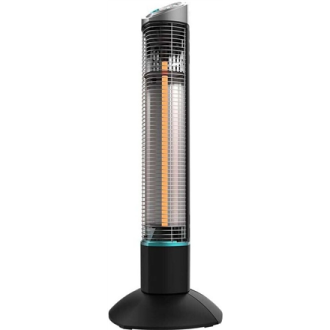 Cecotec ReadyWarm 1000 Power Tower | Halogen Heater | 1000 W | Number of power levels 2 | Black | IP55 Cecotec ReadyWarm 1000 Power Tower | Halogen Heater | 1000 W | Number of power levels 2 | Black | IP55