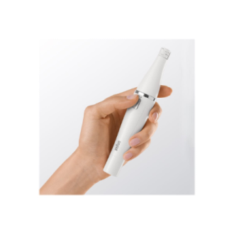 Braun Face Facial Epilator and Brush | SE810 | Number of power levels 1 | Wet & Dry | White/Silver Braun Face Facial Epilator and Brush | SE810 | Number of power levels 1 | Wet & Dry | White/Silver