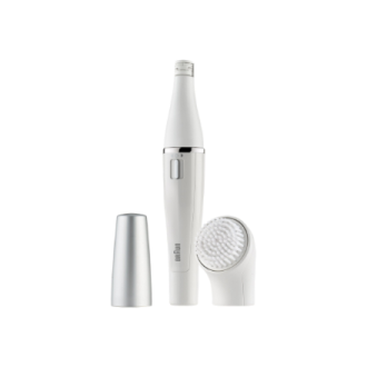 Braun Face Facial Epilator and Brush | SE810 | Number of power levels 1 | Wet & Dry | White/Silver Braun Face Facial Epilator and Brush | SE810 | Number of power levels 1 | Wet & Dry | White/Silver