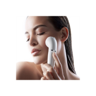 Braun Face Facial Epilator and Brush | SE810 | Number of power levels 1 | Wet & Dry | White/Silver Braun Face Facial Epilator and Brush | SE810 | Number of power levels 1 | Wet & Dry | White/Silver