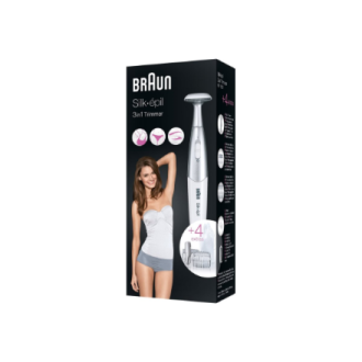Braun Precision hair remover | Silk- pil FG1100 | Cordless | Number of length steps 2 | White Braun Precision hair remover | Silk- pil FG1100 | Cordless | Number of length steps 2 | White