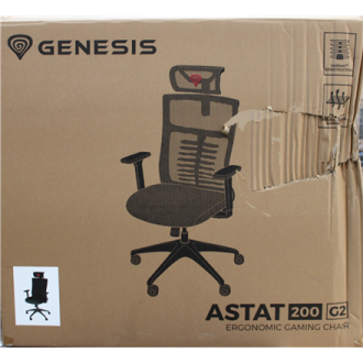 SALE OUT. | Ergonomic Chair Astat 200 Base material Nylon Castors material: Nylon with CareGlide coating | Black | DAMAGED PACKA SALE OUT. | Ergonomic Chair Astat 200 Base material Nylon Castors material: Nylon with CareGlide coating | Black | DAMAGED PACKA