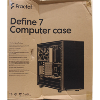 SALE OUT. Fractal Define 7 Black Solid | Fractal Design | Define 7 Solid | E-ATX | ATX | Black | DAMAGED PACKAGING SALE OUT. Fractal Define 7 Black Solid | Fractal Design | Define 7 Solid | E-ATX | ATX | Black | DAMAGED PACKAGING