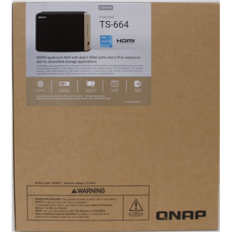 SALE OUT. QNAP | 6-Bay desktop NAS | TS-664-8G | Intel Celeron | N5095 4-core | Processor frequency 2.9 GHz | 8 GB | DDR4 | DEMO SALE OUT. QNAP | 6-Bay desktop NAS | TS-664-8G | Intel Celeron | N5095 4-core | Processor frequency 2.9 GHz | 8 GB | DDR4 | DEMO