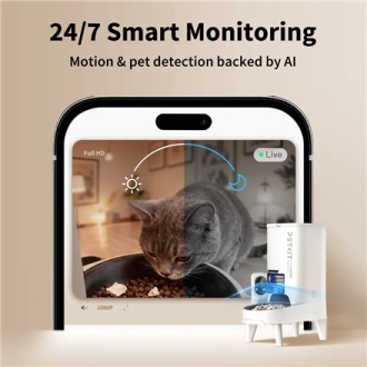 PETKIT P571 2 (D4H-2) YumShare Solo 2 Feeder with camera | Capacity 3 L | Material ABS, 304 stainless steel, Silicone | White PETKIT P571 2 (D4H-2) YumShare Solo 2 Feeder with camera | Capacity 3 L | Material ABS, 304 stainless steel, Silicone | White