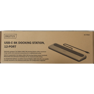 SALE OUT. DIGITUS USB-C 8K docking station, 12-port | Digitus USB-C 8K docking station, 12-port | DA-70919 | Ethernet LAN (RJ-45 SALE OUT. DIGITUS USB-C 8K docking station, 12-port | Digitus USB-C 8K docking station, 12-port | DA-70919 | Ethernet LAN (RJ-45