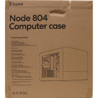 SALE OUT. Fractal Design Node 804 Black - Window | Fractal Design NODE 804 | Side window | 2 - USB 3.0Audio in/outPower button w 