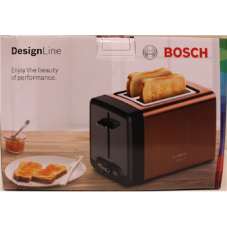 SALE OUT. Bosch TAT4P429 DesignLine Toaster, 970 W, 2 slots, Copper | SALE OUT. | Bosch DesignLine Toaster | TAT4P429 | Power 97 SALE OUT. Bosch TAT4P429 DesignLine Toaster, 970 W, 2 slots, Copper | SALE OUT. | Bosch DesignLine Toaster | TAT4P429 | Power 97