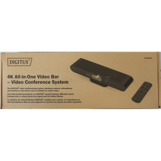 SALE OUT. | Digitus 4K All-in-One Video Bar - Video Conference System | DS-55581 | DEMO | 24 month(s) SALE OUT. | Digitus 4K All-in-One Video Bar - Video Conference System | DS-55581 | DEMO | 24 month(s)