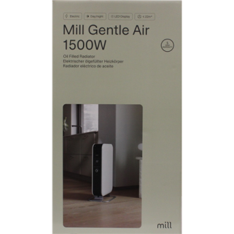 SALE OUT. Mill AB-H1500DN 1500W Oil Filled Radiator, White | Mill Heater | AB-H1500DN | Oil Filled Radiator | 1500 W | Number of