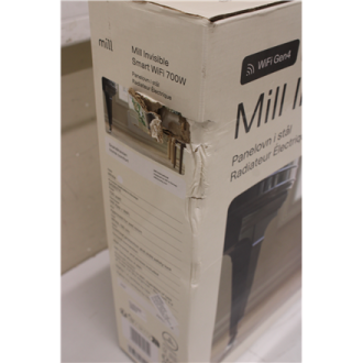 SALE OUT. Mill PA700WIFI4 Panel Heater with WiFi Gen 4 700 W Suitable for rooms 9-12 m White IPX4 | Mill Invisible Smart WiFi He