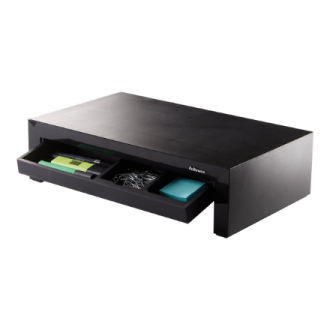 Fellowes | Designer Suites Monitor Riser | Height adjustment | Black Fellowes | Designer Suites Monitor Riser | Height adjustment | Black