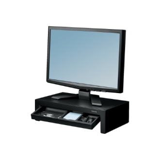 Fellowes | Designer Suites Monitor Riser | Height adjustment | Black Fellowes | Designer Suites Monitor Riser | Height adjustment | Black