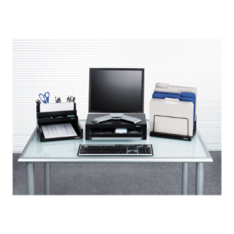 Fellowes | Designer Suites Monitor Riser | Height adjustment | Black Fellowes | Designer Suites Monitor Riser | Height adjustment | Black
